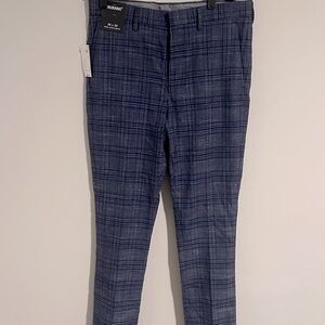 Murano Flat Front Plaid Dress Pant NWT